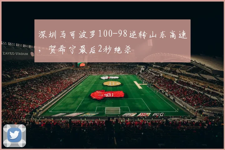 深圳马可波罗100-98逆转山东高速，贺希宁最后2秒绝杀